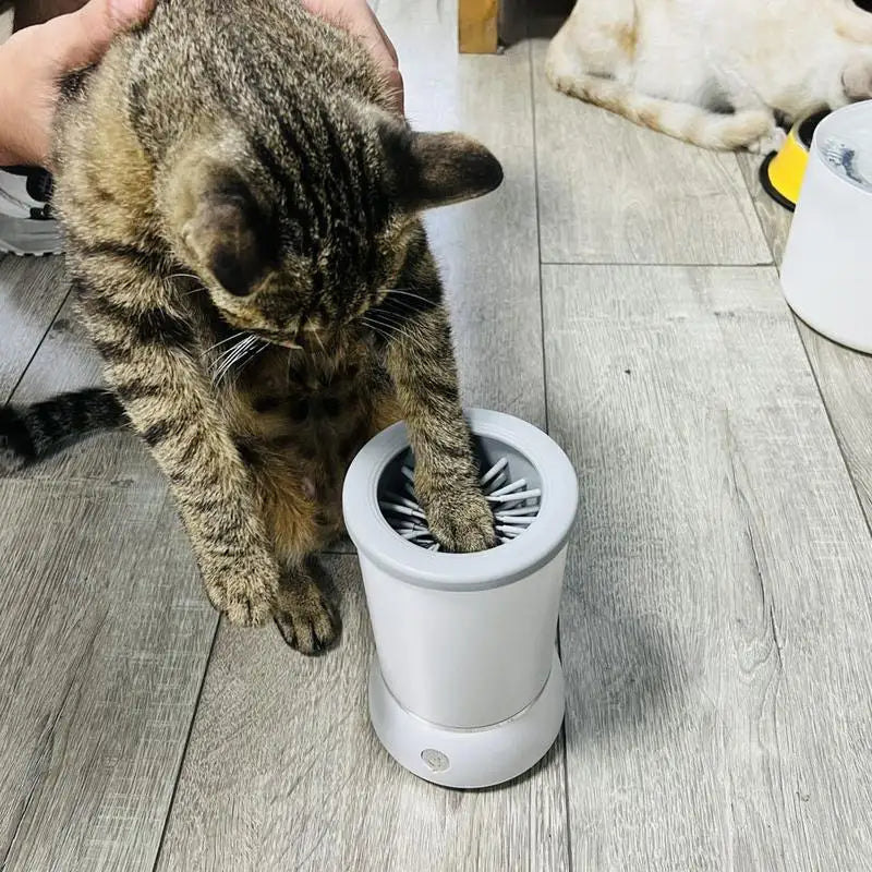 Pet electric foot washer