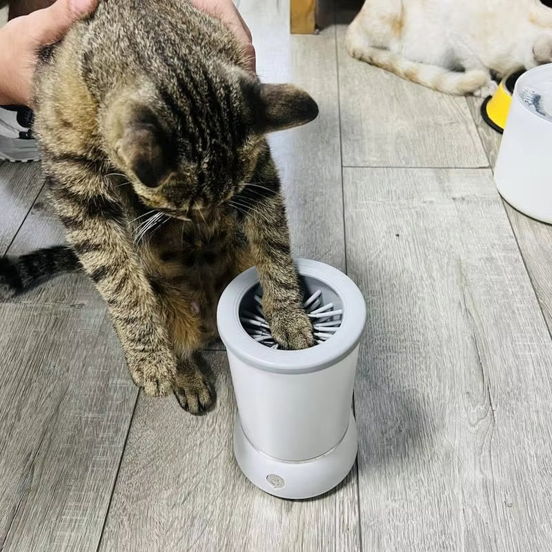 Pet electric foot washer