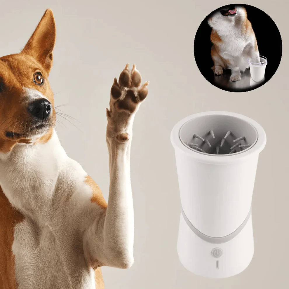 Pet electric foot washer